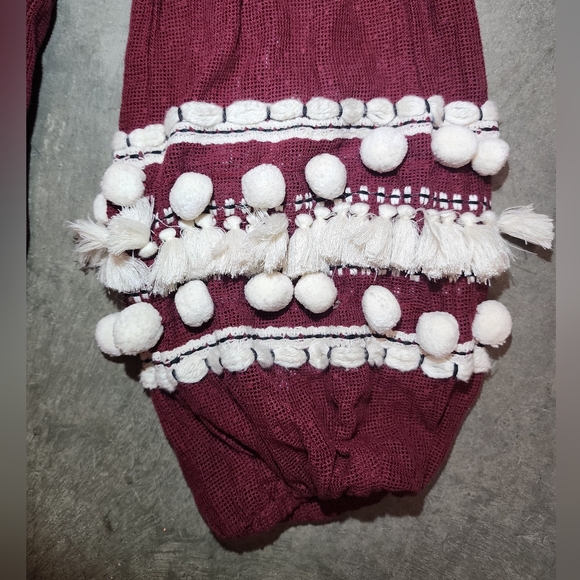 Anthropologie Vineet Bahl Long Sleeve Embellished Sleeve Boho Top Sm - Picture 8 of 9